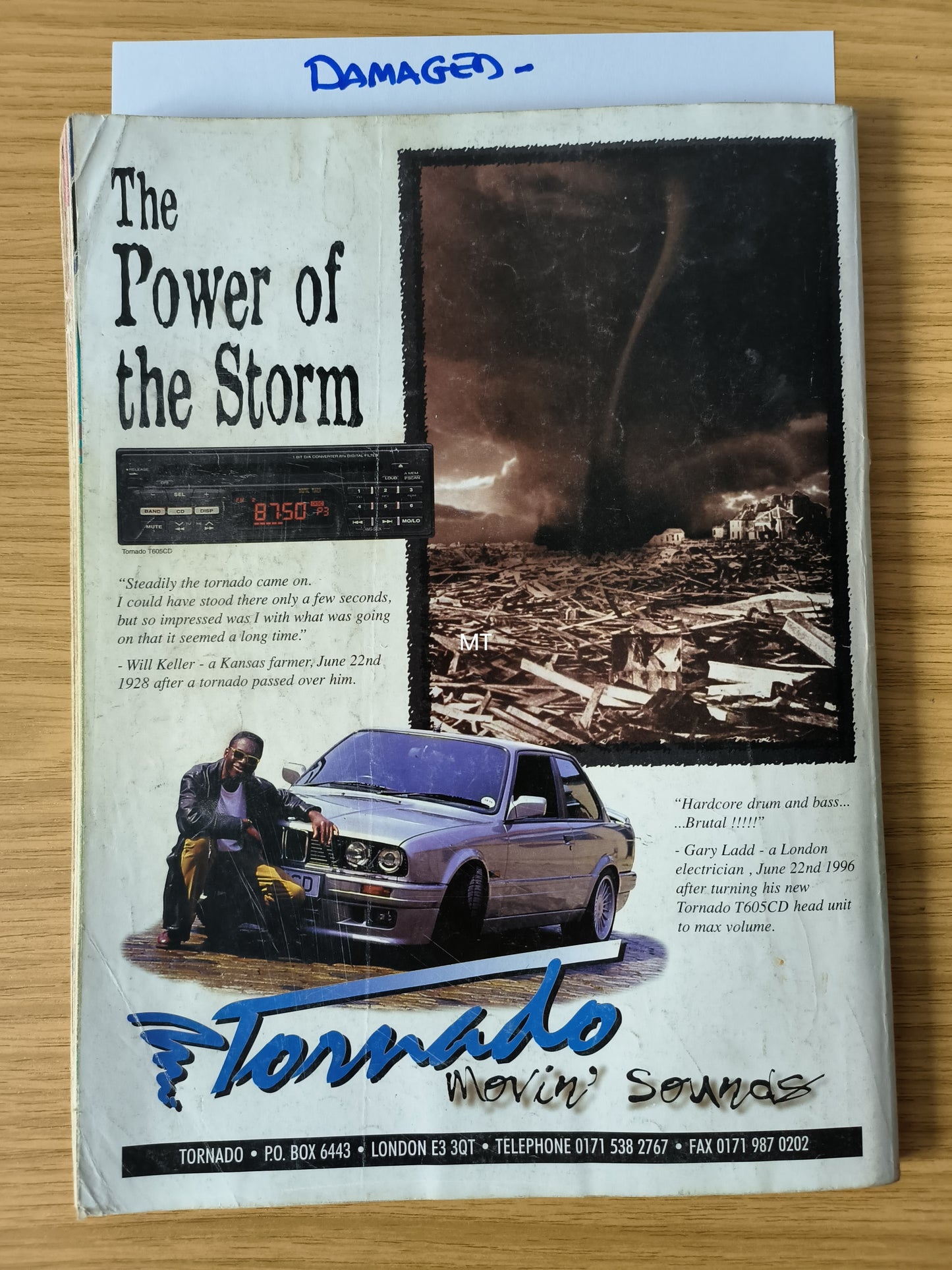 Max Power Magazine December 1996 | 360BHP Cossie Pug Van | Awards Special | Damaged Copy