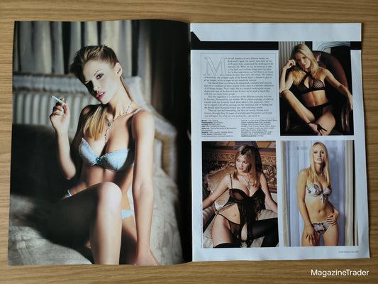FRONT Magazine Supplement – Front’s Measure Chest (April 2003) | Lingerie Glamour Insert | Rare