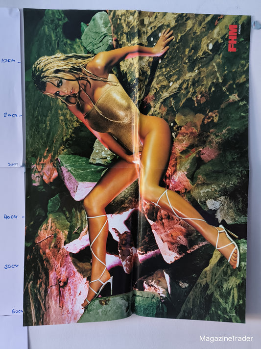 FHM Poster Carmen Electra Jordan Double Sided Large Fold Out