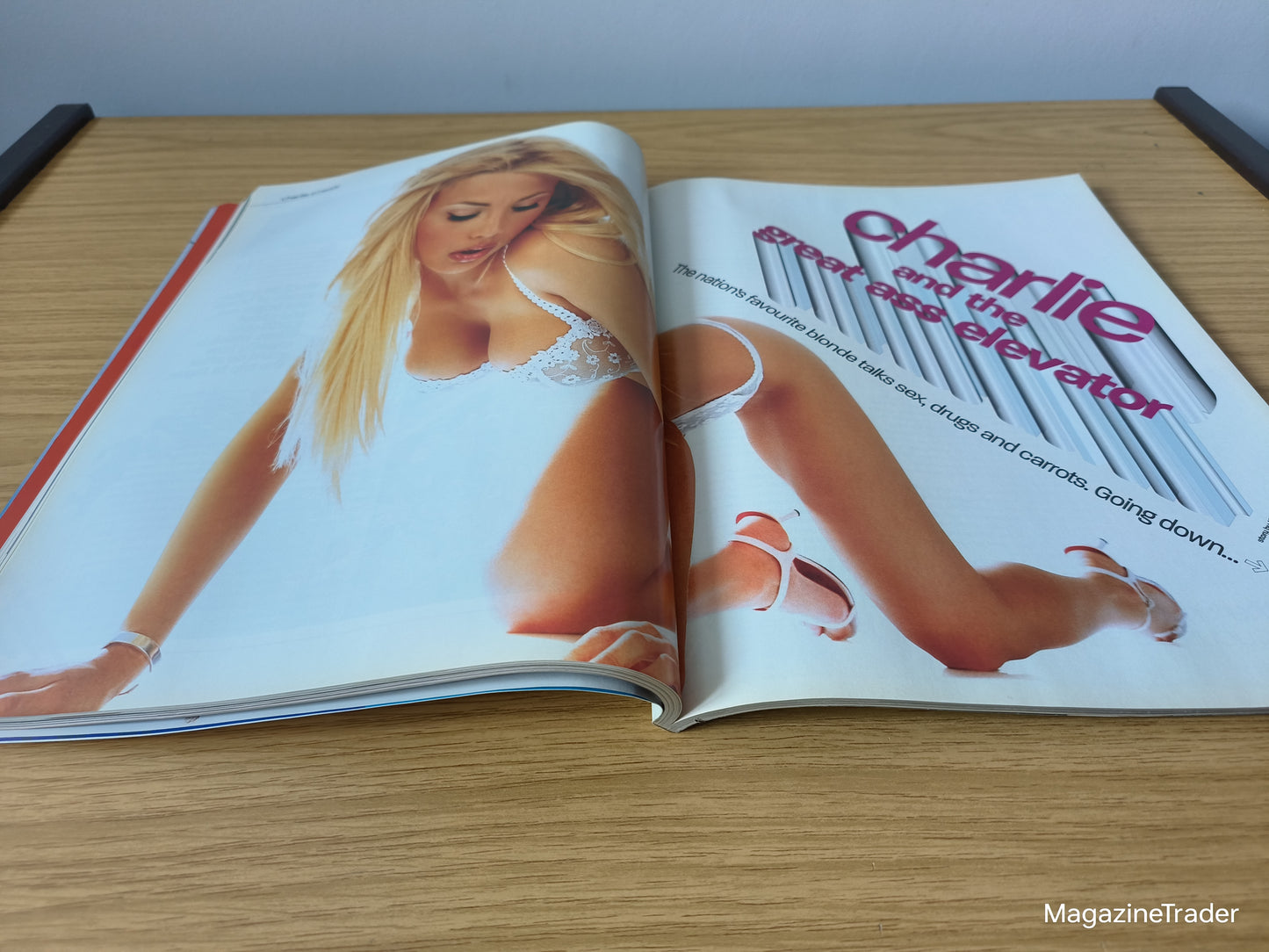 Loaded Magazine June 2002 Charlie O'Neale World Cup Special Model Amy Nuttall