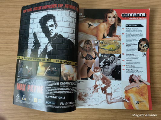 Loaded Magazine March 2002 Carmen Electra Helena Christensen Susie Amy Ricky Hatton