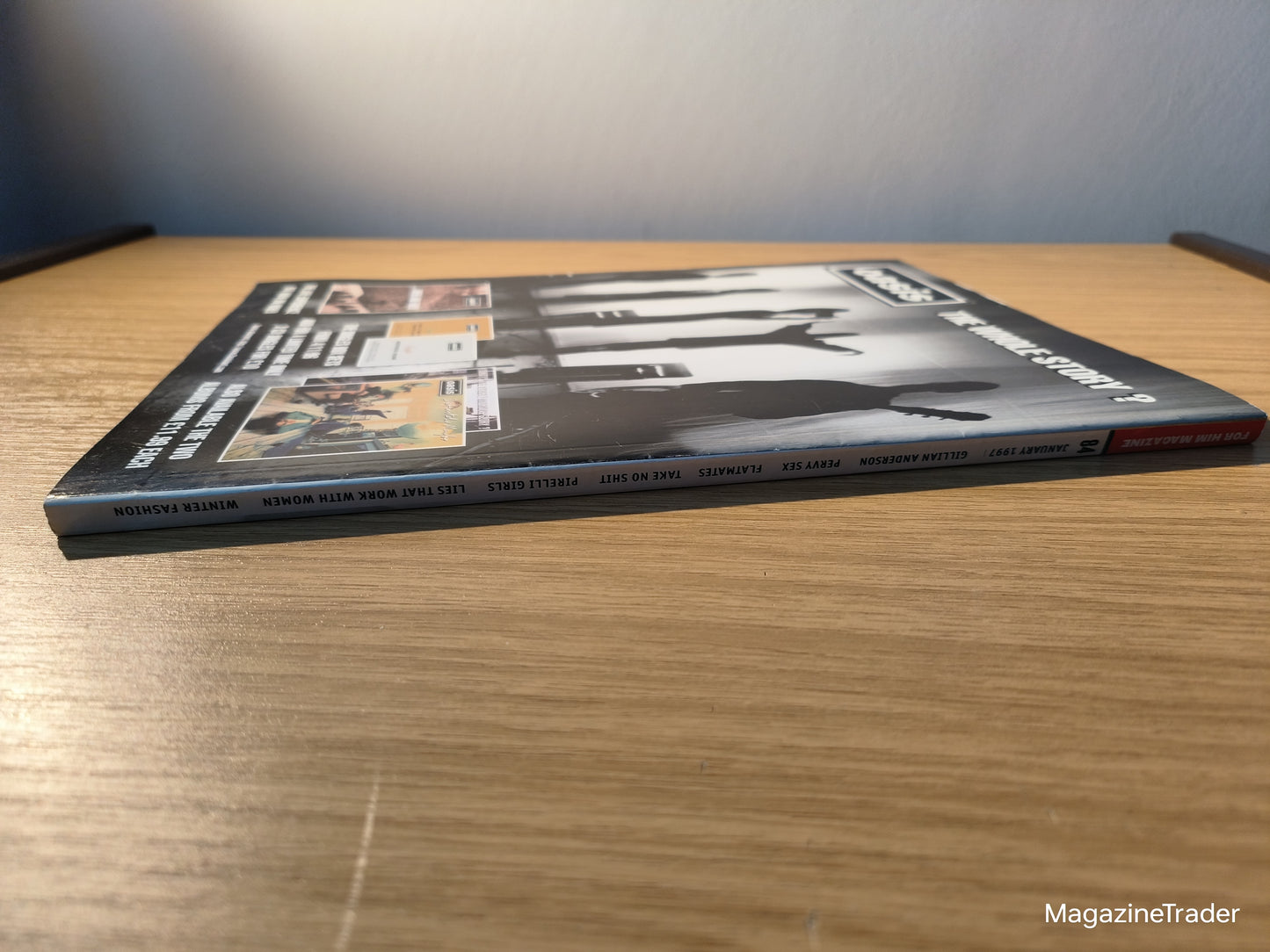 FHM Magazine January 1997 - Gillian Anderson Model, 30 Pervy Sex Tips, Pirelli Girls, Peter Stringfellow