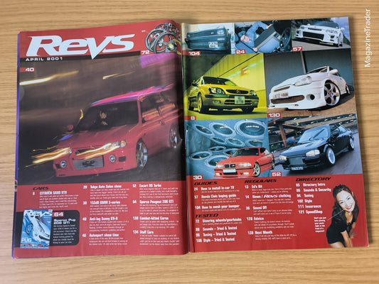 Revs Magazine Issue 37 - April 2001 - Sparc Pug Sell Your Mum Sell Everything! You Need This Car