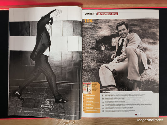 Esquire Magazine September 2003 Mark Wahlberg Death of Chef Fashion Special