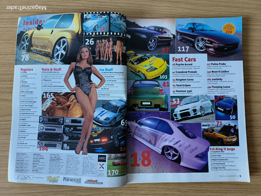 Fast Car Magazine August 2002 (1160) Honda S2000 Scraper Nicola McLean BMW E46