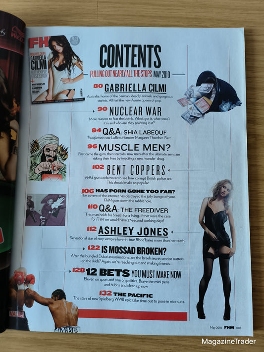 FHM Magazine May 2010 (1162) Gabriella Cilmi Ashley Jones Shia LaBeouf True Blood