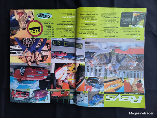 Revs Magazine November 2001 (1166) Banzai Corsa Fast & Furious Skyline R34 Saxo