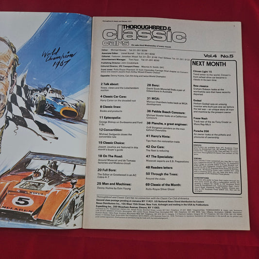 Thoroughbred & Classic Cars February 1977 (1191) Rolls-Royce Phantom III Jowett Javelin