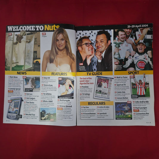 Nuts Magazine 23-29 April 2004 (1198) Victoria Silvstedt Kelly Brook Katy Hill