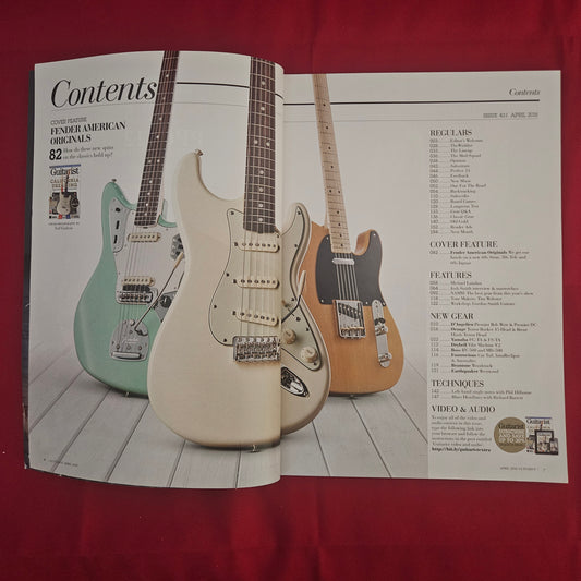 Guitarist Magazine April 2018 (1202) Issue 431 Fender American Original Strat