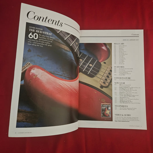 Guitarist Magazine January 2017 (1202) Issue 415 Gary Moore Red Strat Knopfler