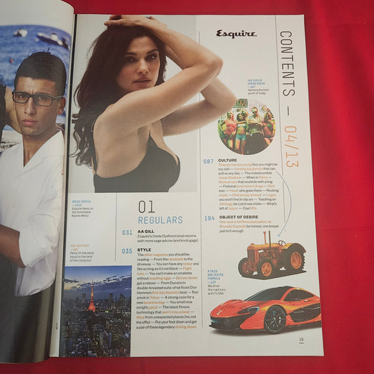Esquire Magazine UK April 2013 (1203) Rachel Weisz James McAvoy Jimmy Page Waco