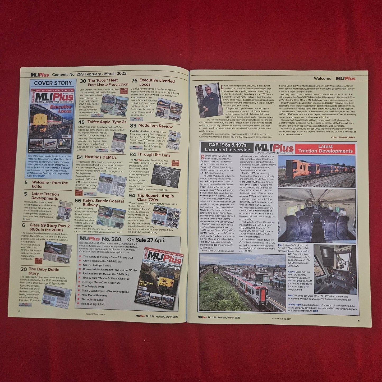 Modern Locomotives Illustrated MLI Plus Magazine No 259 (1206) Executive Locos Class 59