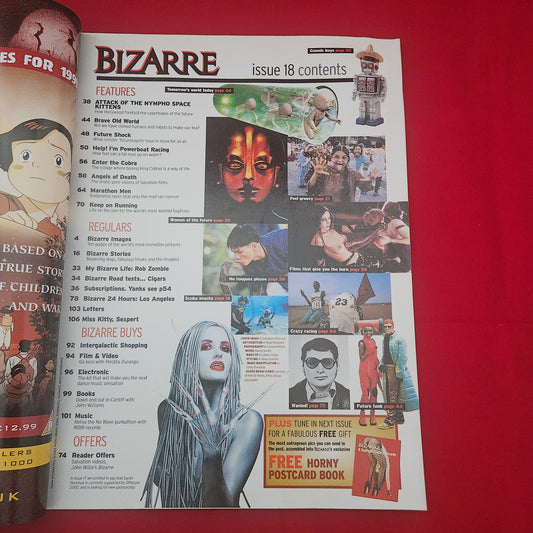 Bizarre Magazine March 1999 (1208) Rob Zombie Future Perfect Snake Handling Gore