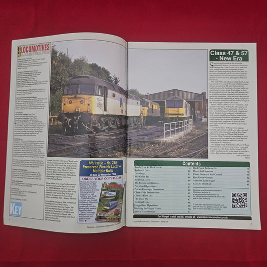 Modern Locomotives Illustrated Oct-Nov 2019 (1212) Issue 239 Class 47 & 57 New Era