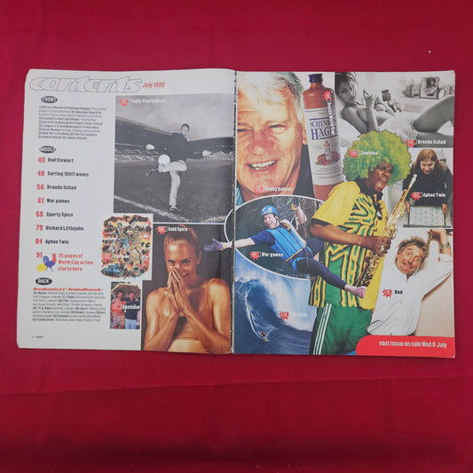 Loaded Magazine July 1998 (1213) Mel C Spice Girls World Cup Aphex Twin Rod Stewart Beastie Boys Sheringham