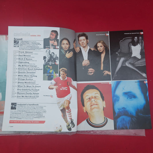 Loaded Magazine October 1994 (1215) Frank Skinner Tarantino Paul Merson Manic Street Preachers