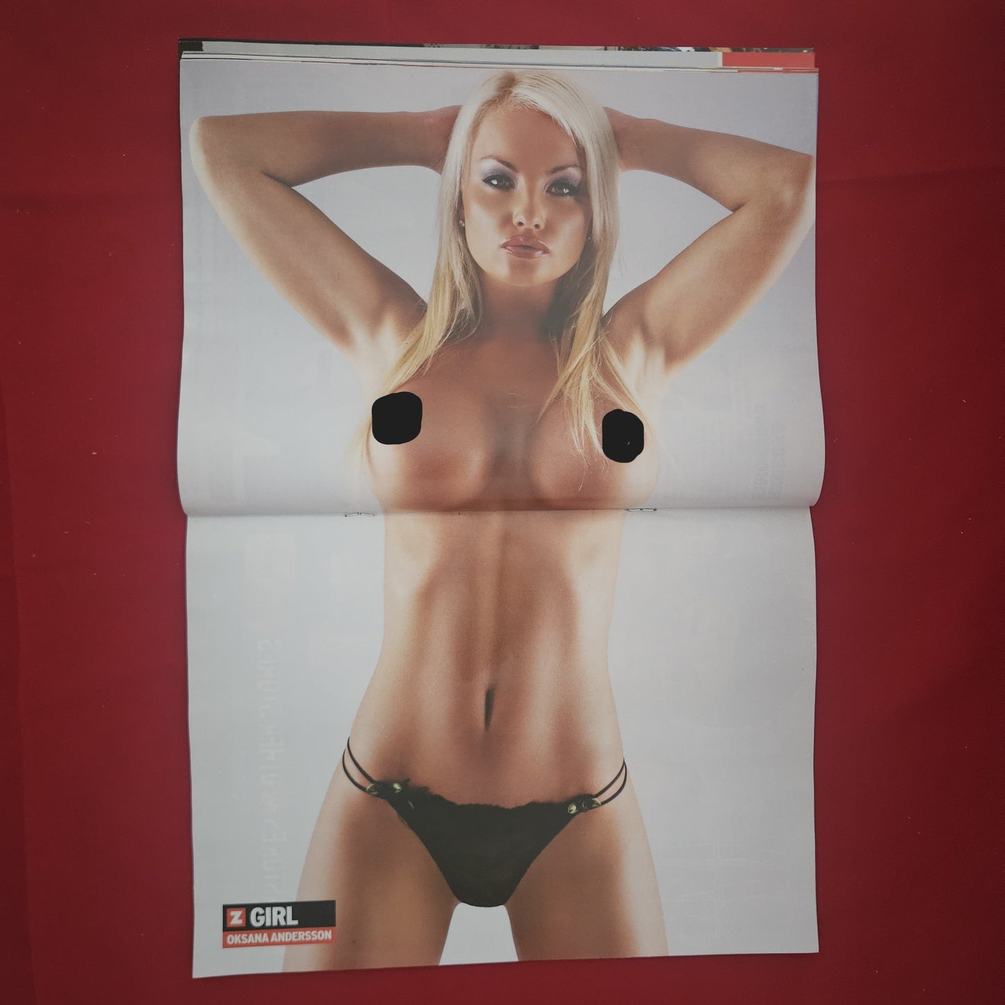 ZOO Magazine 10 Feb 2006 (1221) POSTER Oksana Andersson Chantelle Houghton Sunblock Girls