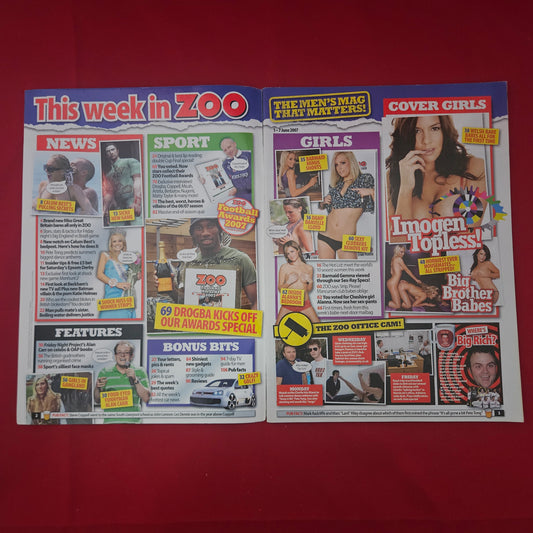 ZOO Magazine 1-7 June 2007 (1221) Imogen Thomas Big Brother Orlaith Saskia