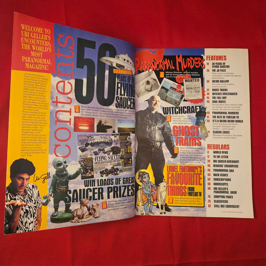 Uri Geller's Encounters Magazine July 1997 (1226) Flying Saucers Lionel Fanthorpe