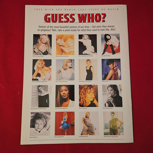 Maxim Magazine Guess Who? (1228) The Making of the World's Sexiest Women Pamela Anderson Naomi Campbell