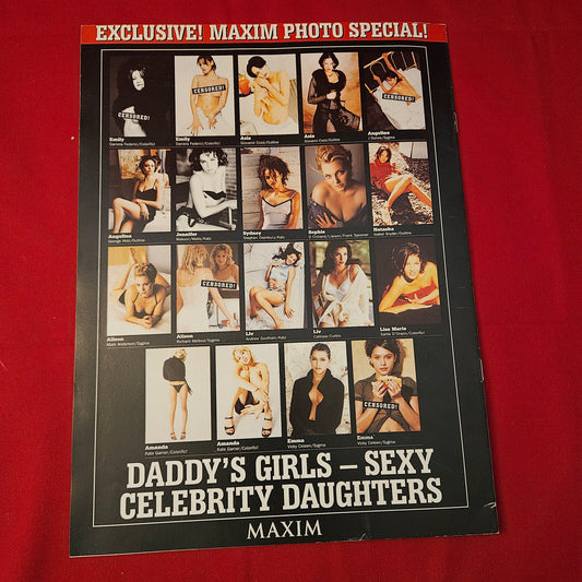 Maxim Magazine (1228) Daddy's Girls Supplement Sexy Celebrity Daughters Photo Special
