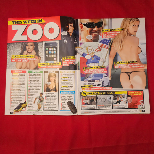 Zoo Magazine 9-15 November 2007 (1229) Gemma Atkinson Sam Cooke Ryan Giggs