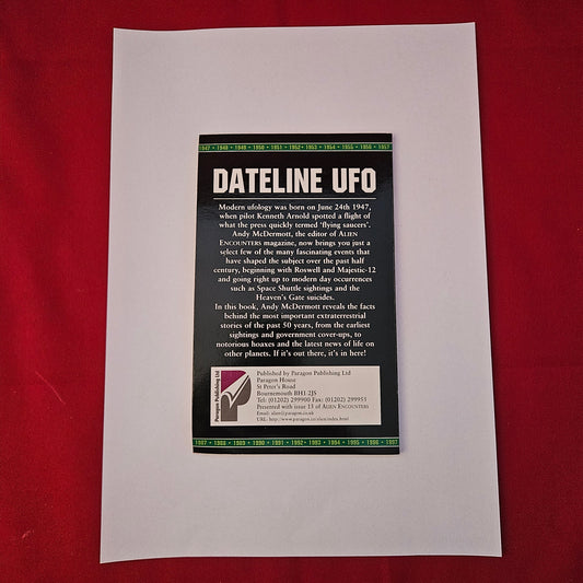 Dateline UFO 1947-1997 Andy McDermott 50 Years of Ufology Alien Encounters
