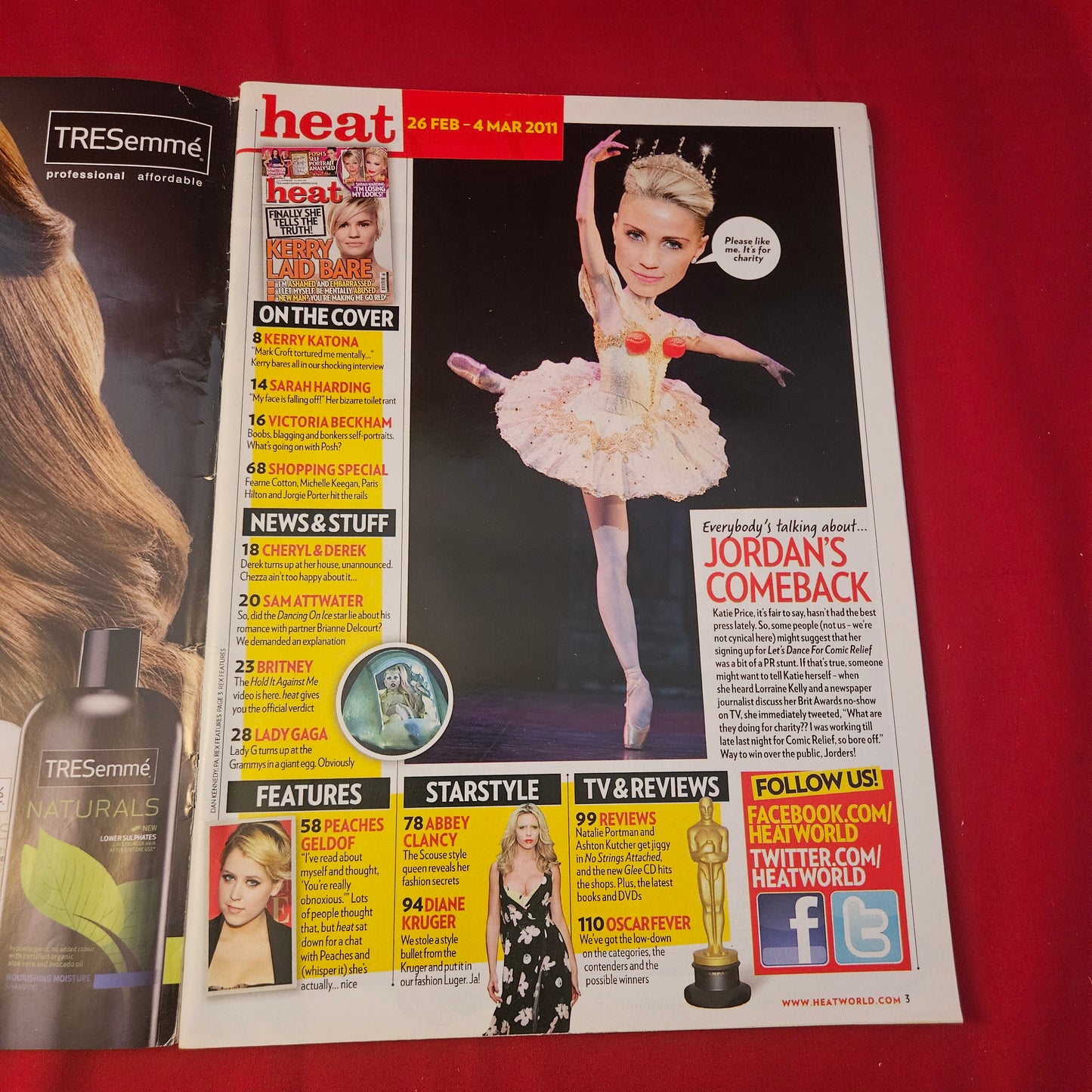 Heat Magazine 26 February – 4 March 2011 (1236) Kerry Katona Sarah Harding