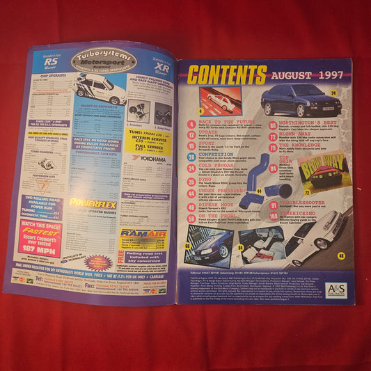 Fast Ford Magazine August 1997 (1240) Puma Let Loose 350bhp Escort Cosworth XR2