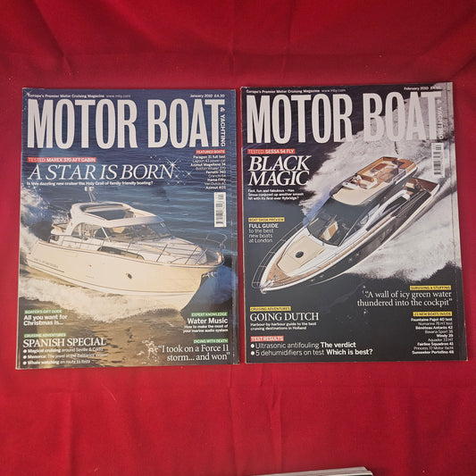 BUNDLE 5x MOTOR BOAT & YACHTING Magazines Job Lot 2010-2011 Azimut (BJL0127)