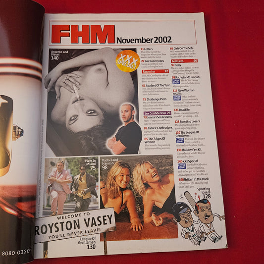 FHM Magazine November 2002 (1245) S Club 7 Rachel Stevens Hannah Spearritt