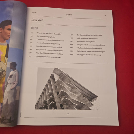 Esquire UK Magazine Spring 2022 (1259) Cillian Murphy Carl Cox Matt Reeves