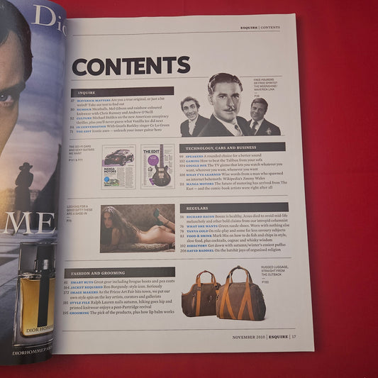 Esquire UK Magazine November 2010 (1263) James Franco Kate Moss David Sedaris