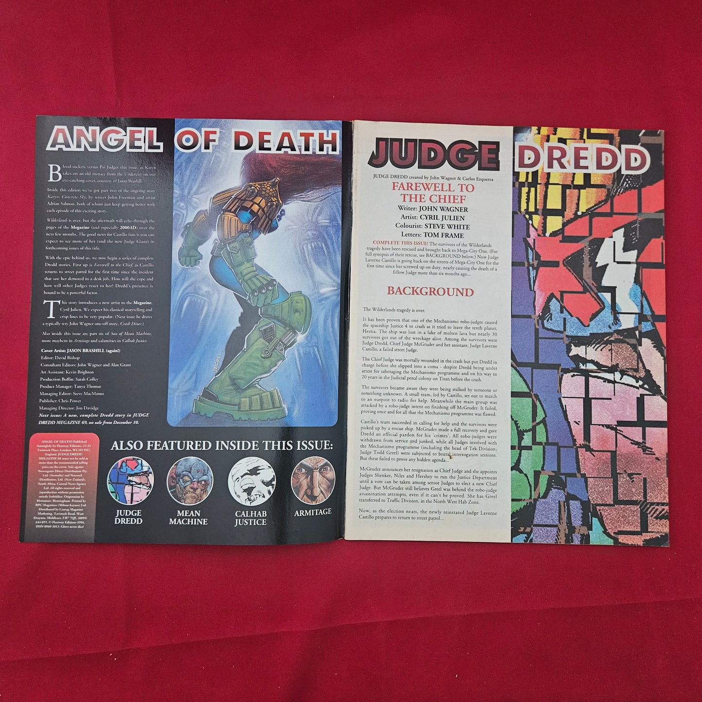Judge Dredd Megazine No. 68 9 Dec 1994 (1266) Karyn Blood Simple Wilderlands