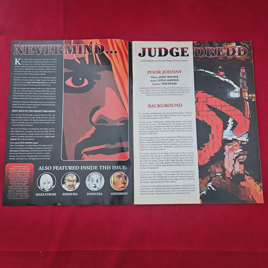 Judge Dredd Megazine No. 77 Apr 14 1995 (1266) Nevermind Poor Johnny Pandora