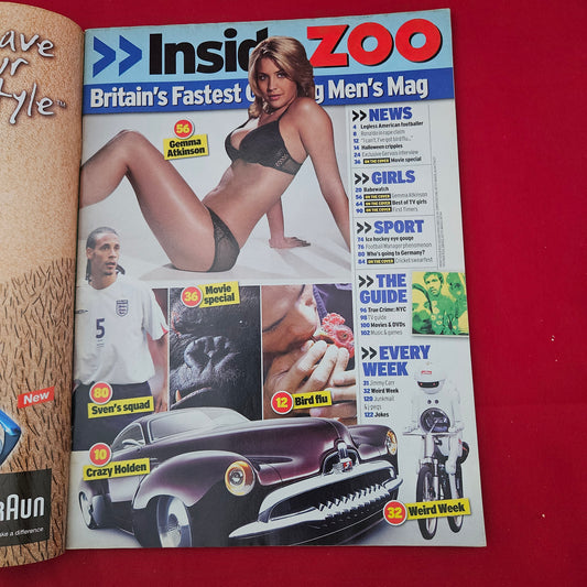 ZOO Magazine 28 Oct - 3 Nov 2005 (1282) Gemma Atkinson Emma Griffiths Rio Ferdinand