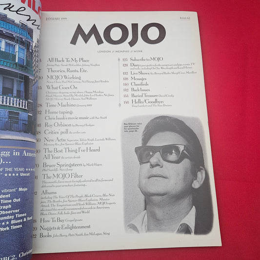Mojo Magazine January 1999 (1287) Issue 62 Bruce Springsteen Roy Orbison Beatles