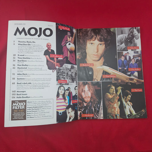 Mojo Magazine September 1999 (1287) Issue 70 The Dark Side Doors Miles Davis