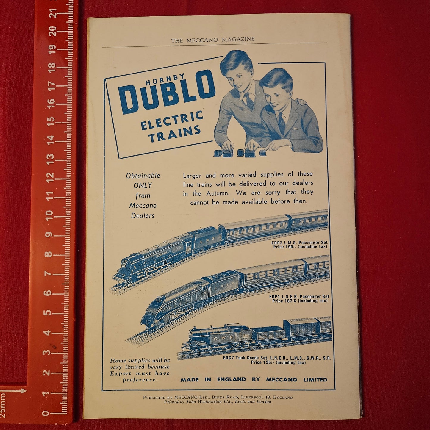 Vintage MECCANO Magazine June 1948 (004) Vol 33 No 6 Hornby Dublo Trains