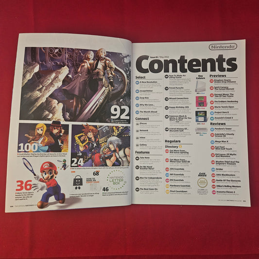 NINTENDO Magazine May 2012 #81 (1301) LETTER BOX Pandora's Tower Kingdom Hearts