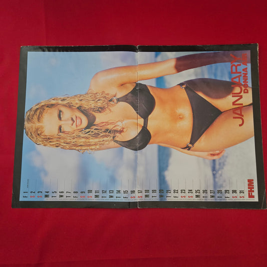 FHM 1999 Calendar Magazine Booklet (1308) Jordan Caprice Donna Air Lisa Snowdon
