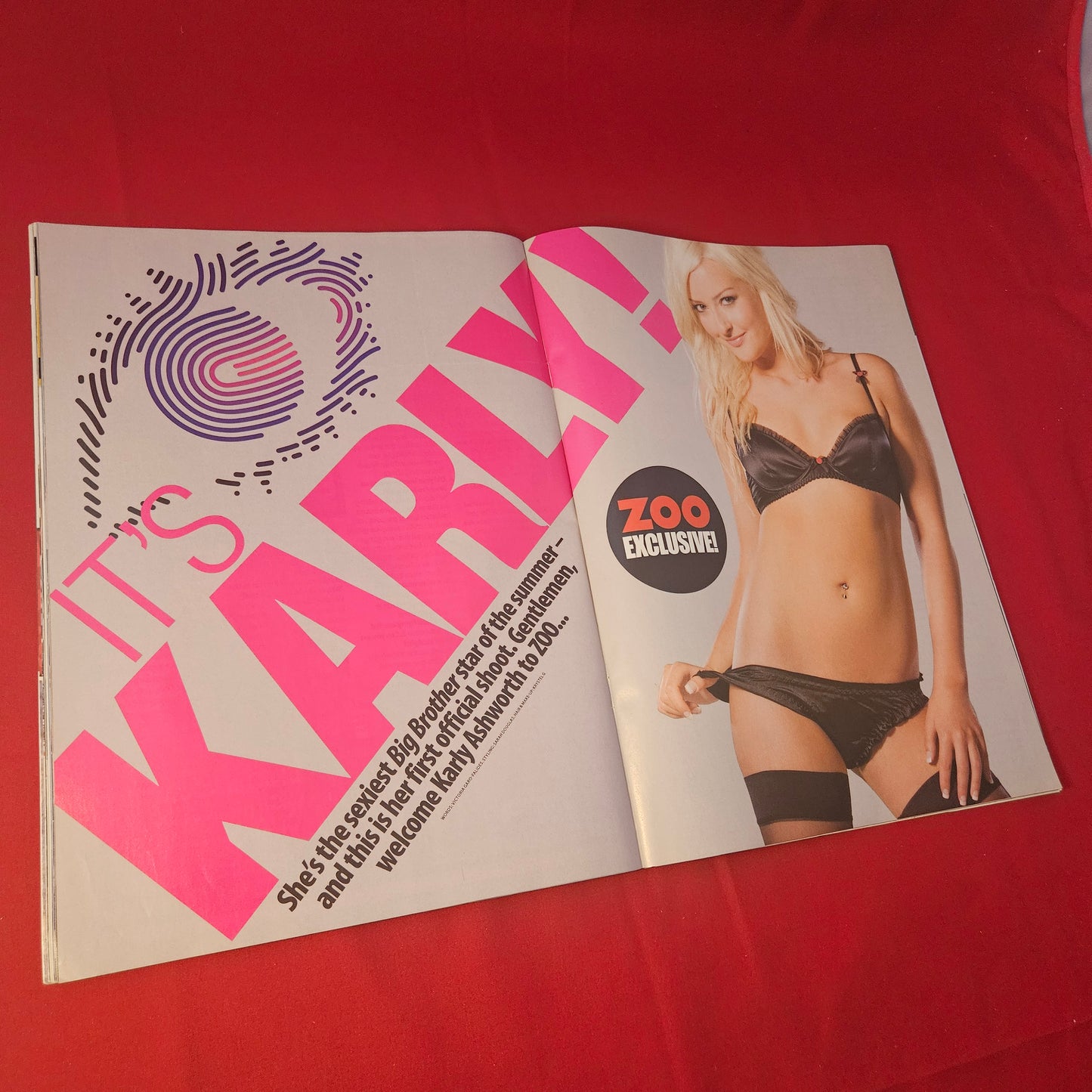 ZOO Magazine 31 July 2009 (1310) KARLY ASHWORTH Big Brother MADISON WELCH Poster!