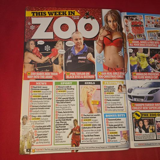 ZOO Magazine 19 December 2008 (1310) IMOGEN THOMAS Topless Wrapping Paper! Amii Grove
