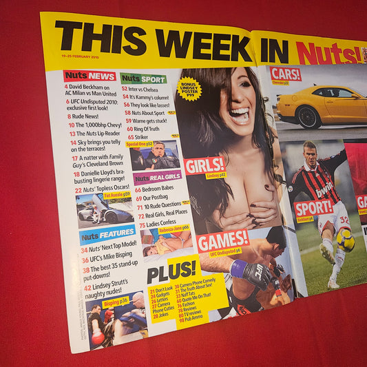 Nuts Magazine 19-25 February 2010 (1312) LINDSEY STRUTT Rhian Sugden Holly Peers Peta Todd