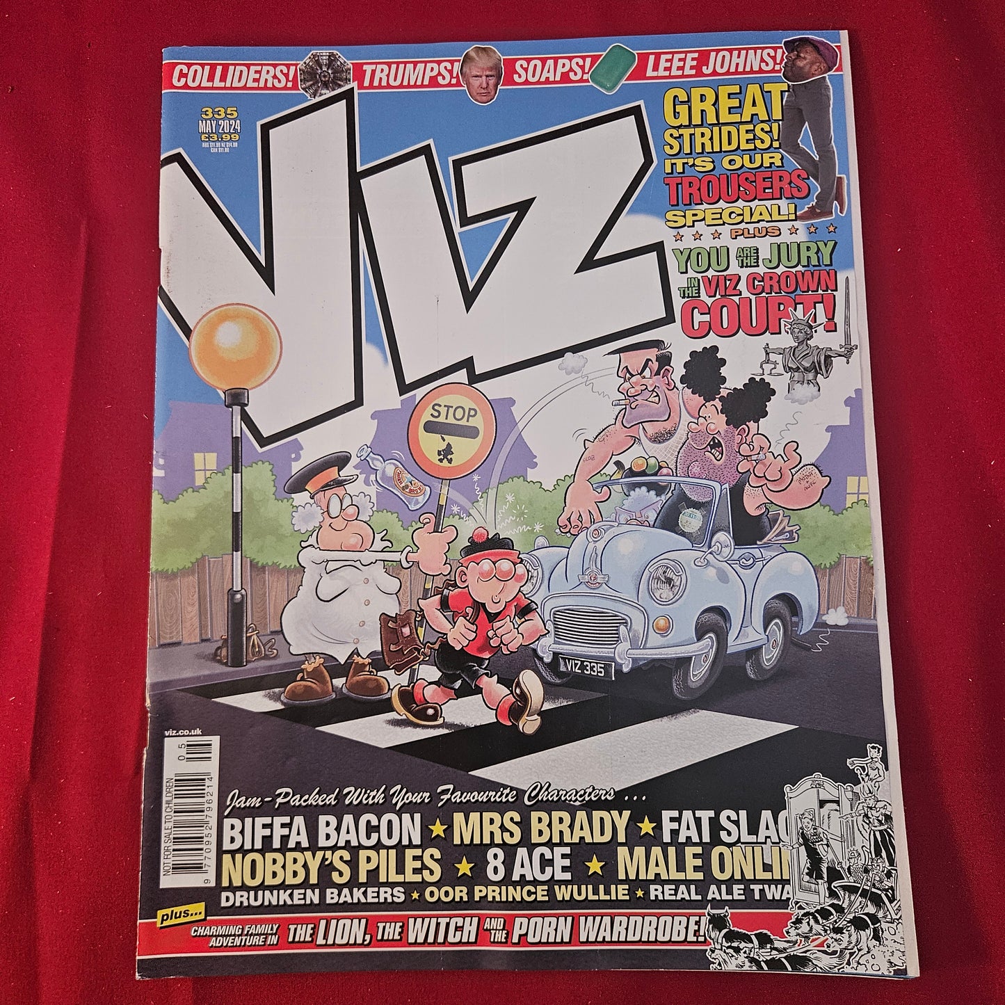 Viz Comic Magazine Issue 335 May 2024 (1314) Biffa Bacon Mrs Brady 8 Ace