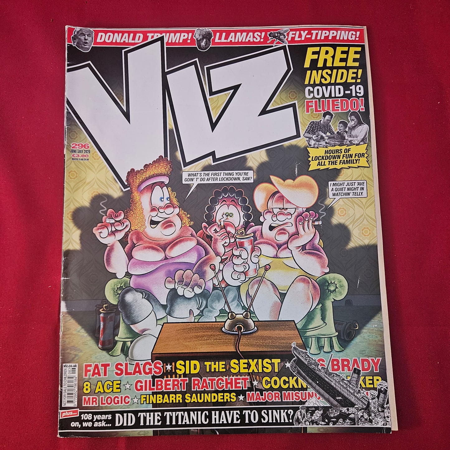 Viz Comic Magazine Issue 296 Jun/Jul 2020 (1314) Covid-19 Fluedo Finbarr Sid
