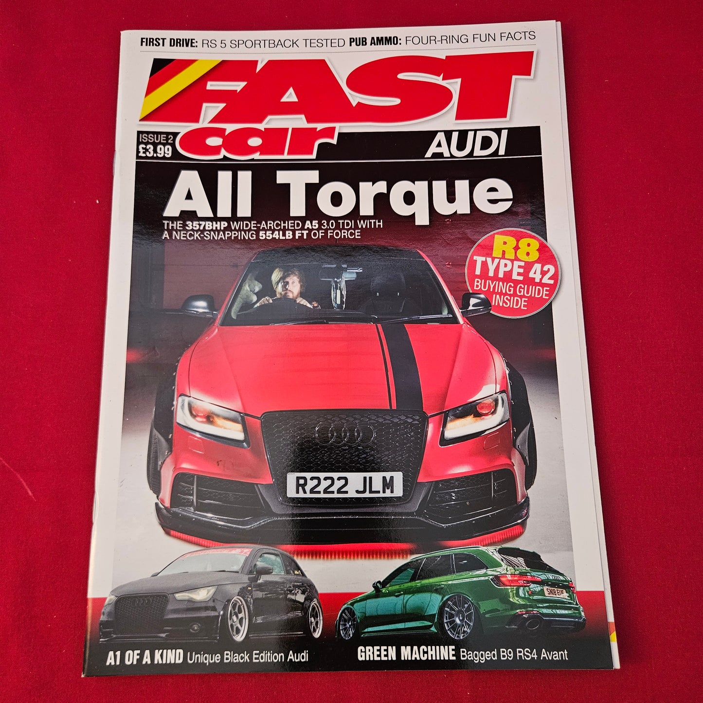 Fast Car Magazine Audi Issue 2 2020 (1323) Wide-Arch A5 TDI Bagged RS4 Avant
