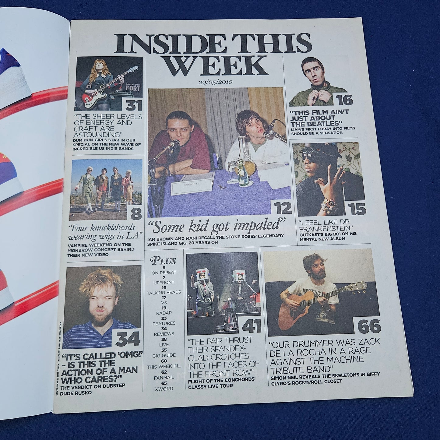 NME Magazine 29 May 2010 (1328) The Drums Stone Roses Liam Gallagher Muse