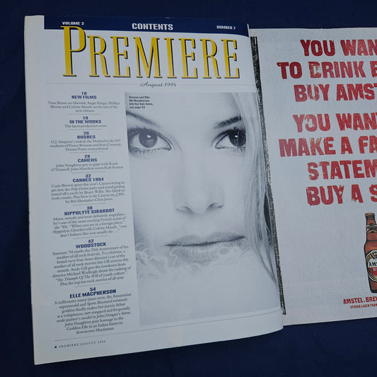 Premiere Movie Magazine UK August 1994 (1330) Elle Macpherson Kevin Costner Chinatown